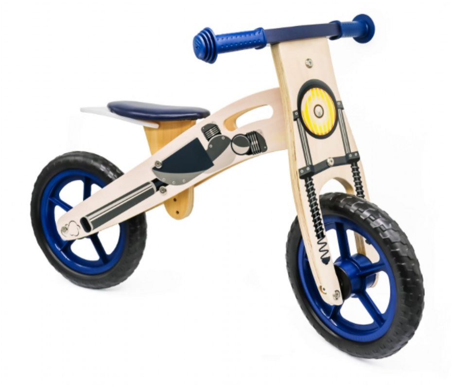 Dřevěné balanční kolo Motorek woodentoys